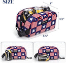 Cerbonny Small Cooler Bag Freezable Lunch Bag for Work School Travel, Leak-proof Insulated Eco-friendly Lunch Bag, 2.5L, Flag by TinyTreasures Baby Boutique