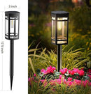 2 Pack Solar Lights Outdoor Waterproof for Garden Pathway Walkway Driveway Yard Lawn Decorative Landscape Lighting. (Warm White Light,2) by GreenHaven Gardens