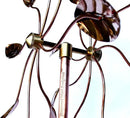 Stanwood Wind Sculpture Kinetic Copper Wind Sculpture, Dual Spinner Spinning Ficus Leaves by CozyNest Decor