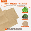 VEVOR Burlap Fabric Roll, 40” x 75 ft High Density Natural Jute Fiber Material for Outdoor Plant Care, Tree Wrap Roll, Decor, DIY Crafts, Wedding, Garden Weed Barrier, Plants & Trees Winter Covering by GreenHaven Gardens