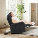 COLAMY Swivel Recliner Chair with Footrest, High Back with Double-Layer Cushion, Glider Recliner for Nursery & Living Room, Bedroom, Dark Grey by TinyTreasures Baby Boutique