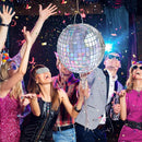WERNNSAI Disco Ball Piñata - Disco Party Decoration for Adult Birthday Party Supplies Hanging Disco Piñata with Bat Blindfold Mirror Roller Skating Pull String, 12.2” x 12.2” by TinyTreasures Baby Boutique
