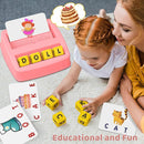 Educational Toys for 3-5 Year Old Girls Gifts, Matching Letter Game Preschool ABC Learning Toys for Kids Ages 4-8 Years, Christmas Birthday Gifts for Toddler Toys Age 2-4 by TinyTreasures Baby Boutique