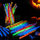 JOYIN 30 Pcs Halloween Glow Sticks Bulk Party Pack, Hanging Wands in 8 Design, 6 Color Light Up Stick for Kid Glow in The Dark Halloween Party Favor Supplies, Goodie Bag Filler, Trick or Treating Gift by TinyTreasures Baby Boutique