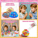 Funewest Slime Kit for Girls Ages 8-12 Mini Fluffy Butter Slime Making Kit Ice Cream Slime for Kids DIY Craft Kits with 30+ Piece Birthday Gifts by TinyTreasures Baby Boutique
