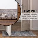 Keen Home Design 2x3 Rug - Machine Washable Entry Rug with Non-Slip Backing, Ideal for Enteryway, Kitchen, Bathroom, Laundry Room - Vintage, Easy Clean, Durable, Low Pile Rug - (2' x 3') by CozyNest Decor