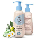 Oeight Baby Body Wash, 100% Natural Active Ingredients Sensitive Skin Baby Wash with Aloe Vera, Chamomile, Olive Oil & Provitamin B5, Dermatologically & Hypoallergenic Tested Mild Foaming Soap, 200ml by TinyTreasures Baby Boutique