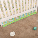 Brandream Jungle 3- Piece Nursery Crib Bedding Sets for Boys - Zebra Elephant Lion Monkey Giraffe Crocodile Birds - Playful Animal Zoo by TinyTreasures Baby Boutique