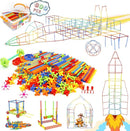 Ggiibro Straw Constructor Toys STEM Building Toys 800Pcs Toys for 3+ Year Interlocking Plastic Toys Engineering Toys Thin Tube Blocks Toy Educational Toy Kit for Indoor Kids Toys with a Storage Box by TinyTreasures Baby Boutique