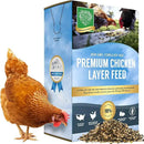 Small Pet Select Chicken Layer Feed Pellets, Food for Chickens and Laying Hens, Poultry and Waterfowl, High Protein and Omega 3, Corn and Soy Free, Non-GMO, 20 lb by GreenHaven Gardens