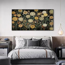 SIGNWIN 36"x72" Extra Large Framed Wall Art Whimsical Dandelion Field in Yellow and Green, Playful Botanical Print for Home Living Room Bedroom Decor (Frame Assembly Required) by CozyNest Decor