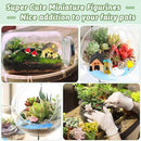 172Pcs Miniature Fairy Garden Accessories Including 100Pcs Fixed Pins, modacraft Fairy Garden Kit Fairy House Animal Figurines Mini Landscape for Garden Dollhouse Potted Plant Bonsai Terrarium Décor by GreenHaven Gardens
