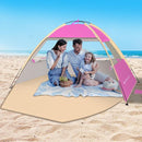 Venustas Beach Tent Sun Shelter for 3/4-5/6-7/8-10 Person, UPF 50+ UV Protection Beach Canopy, Lightweight and Easy Setup Cabana, Portable Shade Tent by TinyTreasures Baby Boutique