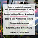 MICROBE-LIFT 10XSSCX1 Spring and Summer Pond and Outdoor Water Garden Cleaner, Safe for Live Koi Fish, Plant Life, and Decor, 16 Ounces by GreenHaven Gardens