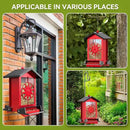 Squirrel Proof Bird Feeders for Outdoors, 5LBS Large Capacity Metal Wild Bird Feeder with Bilateral Weight-Activated Perches, Anti Squirrel Bird Feeders for Outside Finch, Cardinal, Blue Jay by GreenHaven Gardens