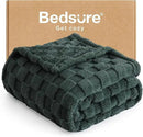 Bedsure GentleSoft Twin Blanket for Bed Dark Green - Super Soft Cozy Blankets for Women Men Girls, Cute Fuzzy Fleece Throws for Bedroom Couch, 60x80 Inches by CozyNest Decor