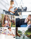 Stroller Fan Clip on for Baby, 4000mAh Rechargeable Battery Operated, Flexible Tripod, 3 Wind Speed, 360° Rotatable, Small Portable Fan for Car Seat Crib Golf Cart Bike Beach Travel, White by TinyTreasures Baby Boutique