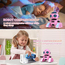 Robot Toys for Boys and Girls, Rechargeable Remote Control Robot with Auto-Demonstration, Light Projection, Dance Moves, Music, and Gesture Sensing –Toy Robot Gifts for 3,4,5,6 year old Girls (Pink) by TinyTreasures Baby Boutique