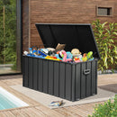 Domi 160-Gallon Outdoor Storage Box – Waterproof, Lockable Storage Cabinet for Patio Furniture, Garden Tools & Pool Supplies – Large Metal Storage for Cushions, Toys & More by GreenHaven Gardens