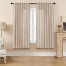 Joydeco Linen Curtains for Living Room,Light Filtering Rod Pocket Back Tab Semi Sheer Drapes Window Long Curtains 72 inches Long Sheer Bliss by CozyNest Decor