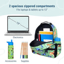 Wildkin ECO rPET 15-inch Kids Backpack – Sustainable, Padded, Adjustable – Wild Animals by TinyTreasures Baby Boutique