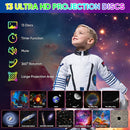 Galaxy Projector - 13 in 1 HD Planetarium Star Projector for Bedroom, 360 Rotating Galaxy Light with Adjustable Knob and Timer for Kids, Ceiling, Gifts, Room Decoration by TinyTreasures Baby Boutique