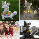 Garden Statues Outdoor Decorations Solar Turtle Angels Decor with Succulents LED Lights Garden Ornaments Figurines for Patio Yard Lawn Gifts for Women Grandma by GreenHaven Gardens