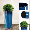 QCQHDU 21 inch Tall Planters for Indoor & Outdoor Plants, 2 Pack Sturdy Plant-Flower-Tree Pots for Front Porch Patio Deck Living Room Decor by GreenHaven Gardens