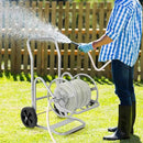 VEVOR Hose Reel Cart, Hold Up to 200 ft of 5/8 in Hose (Hose Not Included), Garden Water Hose Carts Mobile Tools with Wheels, Heavy Duty Powder-Coated Steel Outdoor Planting for Garden, Yard, Lawn by GreenHaven Gardens