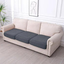 hyha Waterproof Couch Cushion Covers for Pets, Non Slip Sofa Seat Cover for Dogs Washable, Soft Thick Stretch Jacquard Fabric, Sofa Slipcovers with Elastic Bottom (3 Pieces, Grey) by CozyNest Decor