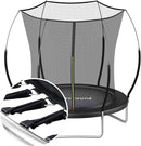 SkyBound 14 FT 12 FT 10FT 8FT 6FT Springless Trampoline for Kids and Adults - Recreational Trampolines with AntiRust Coating - Bungee Cords Outdoor Trampoline for Kids - No-Gap Design Zipper System by TinyTreasures Baby Boutique