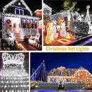 KNONEW Christmas Net Lights 360 LEDs 13ft x 9.8ft Outdoor Mesh Lights Connectable Waterproof 8 Modes & Timer Plug-in Net Fairy Lights for Bushes Garden Party Wedding Holiday,Cool White by GreenHaven Gardens