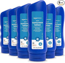 Solimo Sunscreen Lotion, No Octinoxate/Oxybenzone, Unscented, 8 fl oz, 6-Pack by TinyTreasures Baby Boutique