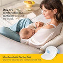 Medela Ultra-Breathable Nursing Pads, Highly Absorbent, Super Soft, Discreet Design for Comfortable Wear, Pack of 200 by TinyTreasures Baby Boutique