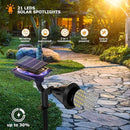 Solar Lights Outdoor, 2-in-1 Decorative Solar Landscape Lighting for Outside, IP67 Waterproof Garden Light Pathway Lighting Decor Led Landscape Lights for Yard Porch Fence Pool by GreenHaven Gardens