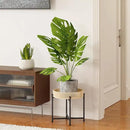 Bamworld Rattan Plant Stand Indoor,Small Boho Plant Table for Large Plants,Heavy Duty Plant Holder for Living Room Bedroom by GreenHaven Gardens