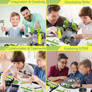 BIRANCO. Remote Control Tracked 3in1 Stunt Racer Building Kit - RC Car STEM Construction Toy, Gift Idea for Kids, Boys and Girls Ages 8-12 Year Old (353 Pcs) by TinyTreasures Baby Boutique