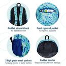 Wildkin 16-inch Kids Backpack – Durable, Padded & Spacious School Bag for Boys & Girls - Confetti Blue by TinyTreasures Baby Boutique