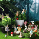 Roowest 16 Pcs Garden Accessories Miniatures Fairies Kit Resin Hedgehogs Cute Tiny Mushroom Miniature Figurines Mini Garden Lawn Yard Micro Landscape Ornaments for Home Decorations Outside by GreenHaven Gardens