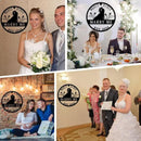 Personalized Wedding Gifts | Custom Metal Signs| Couples Gift for Her | Wedding Date Sign | Engagement Gift | Anniversary Gift | Bridal Shower Gift | Wedding Anniversary Gift | Metal Art by CozyNest Decor