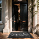 Yimobra Welcome Mat, Heavy Duty Sturdy Door Mats for Home Entrance Outdoor Indoor, Front Doormat for Outside Patio Floor Entry Porch Garage Office, Waterproof, Low Profile, 60 x 36, Black by CozyNest Decor