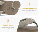 KuaiLu Flip Flops for Women with Arch Support Yoga Mat Comfortable Summer Beach Walking Thong Cushion Sandals Slip On Indoor Outdoor by TinyTreasures Baby Boutique