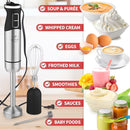 Zulay Immersion Blender Handheld - Durable Stick Blender With Ultra-Sharp Stainless Steel Blades For Effortless Blending (Immersion Blender Set (No Cup), Matte Black) by TinyTreasures Baby Boutique