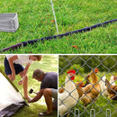 6 Inch Landscape Staples, More Thicker Heavy Duty 8 Gauge Galvanized Landscape Stakes, 125 Packs Garden Staples for Lawns, Weed Barriers, and Landscape Fabrics, Irrigation Hose, Tent Pegs by CozyNest Decor