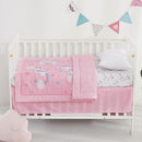 Viviland 3 Pieces Baby Bedding Set for Boy Girls, Baby Bedding Set for Newborn, Infant & Toddler - Unicorn by TinyTreasures Baby Boutique