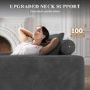 Modular Sectional Sofa with L-Shape Chaise,Cloud Sectional Modern Sleeper Couch with Deep Seat,Sponge Compression Sofas No Assembly Required(Dark Gray-Corduroy Fabric) 1PCS by CozyNest Decor