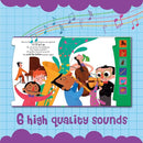 What A Noisy World - Musical Journey - Auditory Interactive Toys - Sound Books for Toddlers - Musical Book for Toddlers with 6 Different Sounds - Screen-Free Birthday Gifts by TinyTreasures Baby Boutique