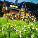 Solar Garden Lights 4 Pack - Outdoor Waterproof Decorative Fairy Lights for Yard, Pathway, Flowerbed, Balcony, Patio & Garden Decor by GreenHaven Gardens