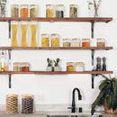 Glass Jars with Bamboo Lids, Glass Food Jars and Canisters Sets, Flour Jar, Large Food Canister with airtight lids, Flour Storage Container, Pantry Jars, 100oz by CozyNest Decor