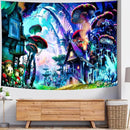 Delur Fantasy Forest Tapestry Enchanted Forest Mystical Magical Tree Tapestry Psychedelic Abstract Nature Landscape Wall Hanging Headboard for Bedroom Living Room Home Decor (59.1" x 78.7") by CozyNest Decor